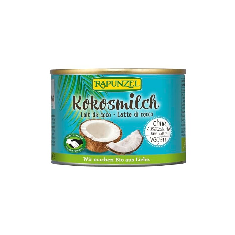 Rapunzel, Latte di cocco bio, 200ml