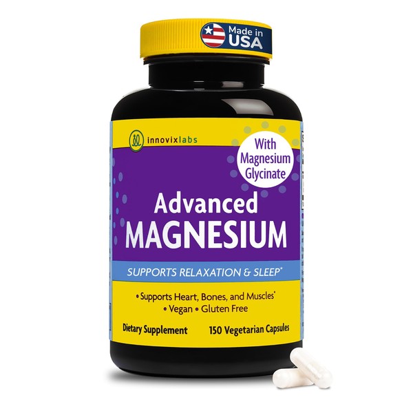 InnovixLabs Advanced Magnesium Capsules - 150 Ct, 210 mg -