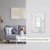 HIZUWKY Decorative Gray White Marble Print Light Switch Wall Plate