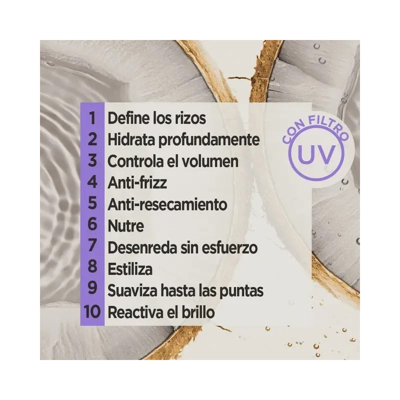 Crema Para Peinar Garnier Fructis Rizos Poderosos 300ml