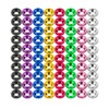 [80PCS] M3 Finishing Countersunk Washers, Anodized Aluminum Alloy, Head Washers