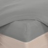 Brentfords Single Fitted Sheet Grey, Deep Fitted Sheet Bed Cover