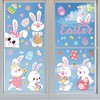 Easter Decorations Window Clings - 103 PCS Easter Window Stickers