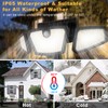 Watfal Battery Powered Motion Sensor Lights Indoor/Outdoor, 2100LM Led Flood