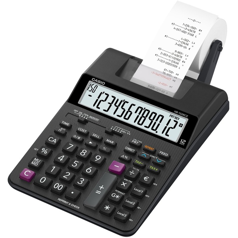 Casio HR150RCE + Adapt Calculator Semi Professional