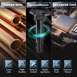 POHILA - Juego de 4 bocinas de encendido UF651 compatible con Kia Soul Forte Hyundai Tucson Elantra 2011-2016 (1.8L 2.0L solamente) de repuesto para 5C1861 C1804 1788511 273002E000