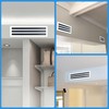 BJADE'S Linear Slot Diffuser,6''x6'' Air Vent Grille,3 Slot HVAC Standard