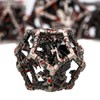 ARUOHHA Hollow DND Dice Set Blood Spatter 5-Headed Dragon D