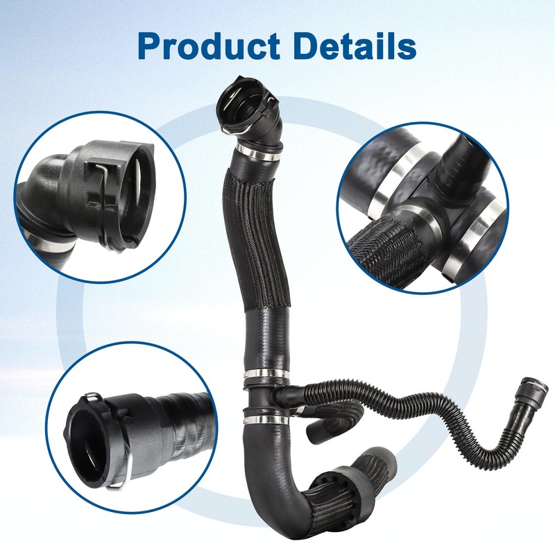 Panwarmoll Engine Radiator Coolant Outlet Hose Fit for Jeep Compass