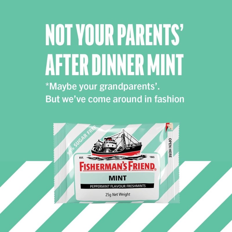 Fisherman's Friend Mint Sugar Free Flavour 25g x 12