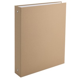 3 Ring Binder, A4 Fabric Cover Round Ring Durable Binder for 3-Hole Letter Size Paper, Decorative Binder Organizer Holds 200 Sheets Letter Size 8.5'' x 11'' Paper, for Office Home