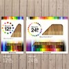 Shachihata ZCP-24C Colored Pencils, Thick Core, 24 Colors