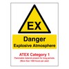V Safety Danger Explosive Atmosphere - Atex Category 1 -