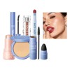 Sace Lady 6pcs Maquillaje Mascara Pestañas, Labial, Gel Ceja