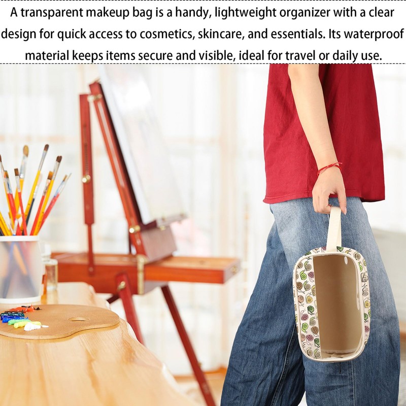 Kosmetiktasche für Schneckenliebhaber, lustiges Geschenk für Naturliebhaber, Geschenk für Schnecken,