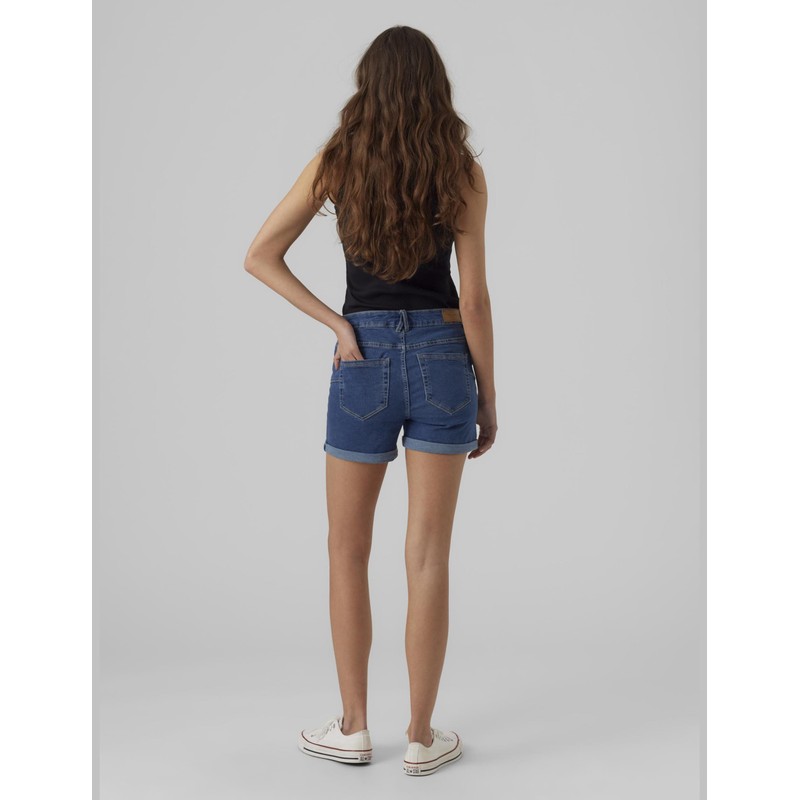 VERO MODA Women's Vmluna Mr Fold Mix Ga Noos Shorts,