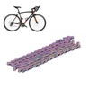 Dilwe Colourful Bicycle Chain, Manganese Steel 10-Way Rainbow Chain with