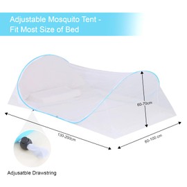 ABCDipper Travel Mosquito Net Foldable Pop Up Bed Net Outdoor Canopy Camping Tent Girls Bedroom Decor Accessories for Adults Kids Children