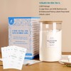 HHMJSM 1 Gallon Large Glass Food Storage Containers With Airtight