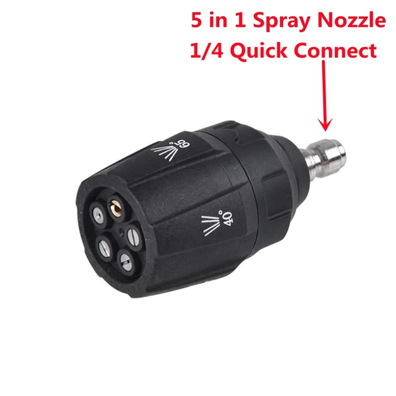 Tucool Racing 5 in 1 High Pressure Spray Nozzle with