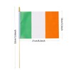 GSYLPFT 12 Pack Irish Flags on Sticks Ireland Small Mini