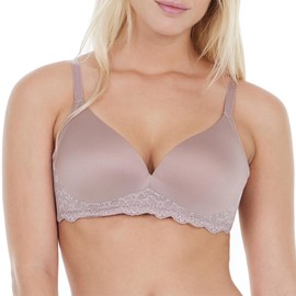 Tops & Bottoms Brassiere sin Varilla para Mujer, Tamaño 36B, Color Kaki