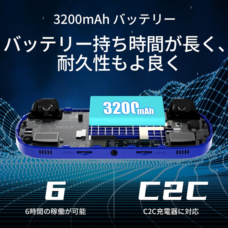 ANBERNIC RG40XXH ポータブルゲーム機 5G WiFi 4.2 Bluetooth クラシックゲーム Linux 64ビットシステム