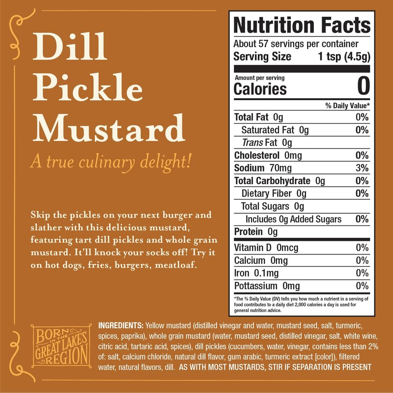 Brownwood Farms Flavored Mustard, Made in Small Batches, Sweet, Hot,