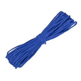 YELARXI Reflective Fluorescent Paracord Rope 4mm 49 ft for Camping (Sapphire Blue)
