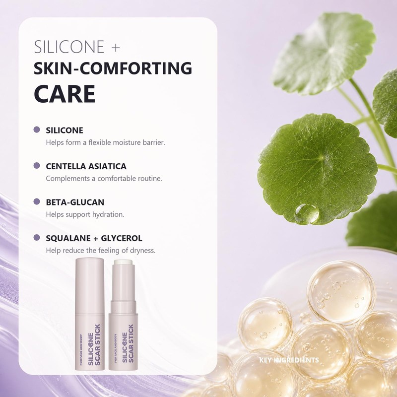 Silicone Scar Stick for Face & Body, 0.28 oz, Mess-Free