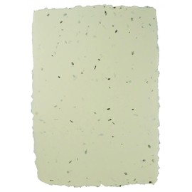 Netuno 5 Sheets of Handmade Paper Mint DIN A4 Approx. 205 x 290 mm Fine Paper A4 Vintage Paper Handmade with Deckle Edge Luxury Paper Certificate Paper Premium Paper for Diploma Certificates Artist