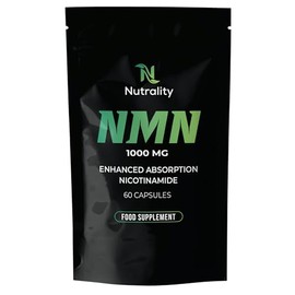 Nutrality NAD+ Nicotinamide 60 Capsules | High Strength NMN Supplements UK