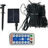 RunQiao Solar Fairy String Lights Outdoor Garden Waterproof 164ft/ 50m