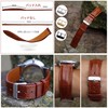 [vinacreations] Crocodile Watch Strap, Quick Release Spring Bars, Men's Replacement