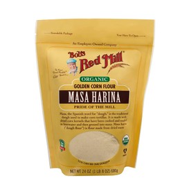 Bob's Red Mill Organic Masa Harina Corn Flour 24 Ounce (Pack of 2)
