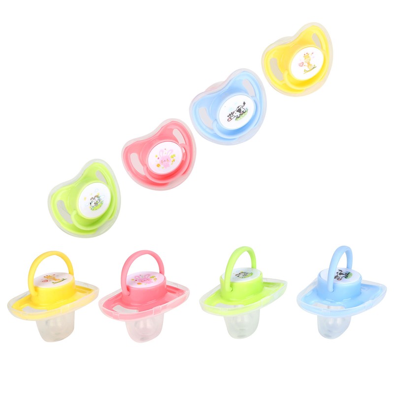 4Pcs Binkies Ultra Light Premium Silicone Safe Healthy Durable Quick