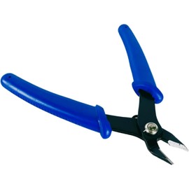 Side Wire Cutters Precision Flush Cutters Small Cable Snips Diagonal Pliers Ideal for Electronic Industry Repair, Jewelry Processing, DIY Model Making Blue