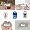 1pcs 6.5cm Small Urns Mini Cremation Human Ashes Holder Aluminum
