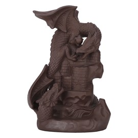 Backflow Incense Burners Dragon Shape Purple Sand Waterfall Burners Home Decoration