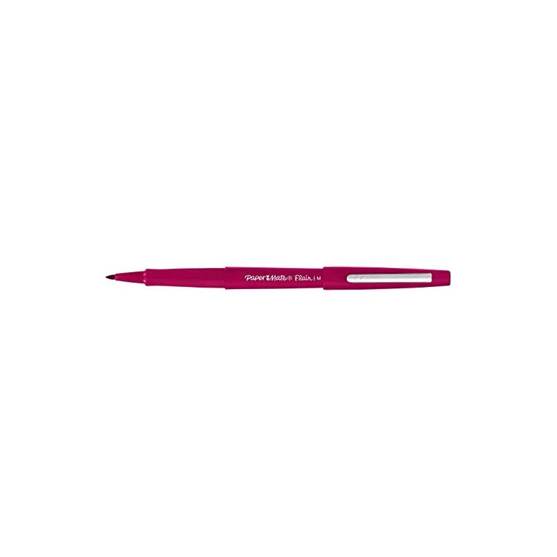 Papermate Flair 1mm Medium Tip Fibre Tip Pen Magenta 1