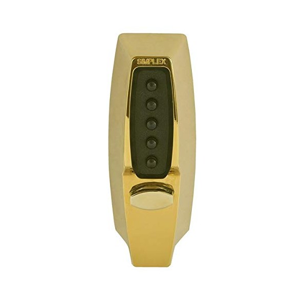 Kaba Simplex 7102-03-41 Thumbturn Mechanical Pushbutton Deadbolt