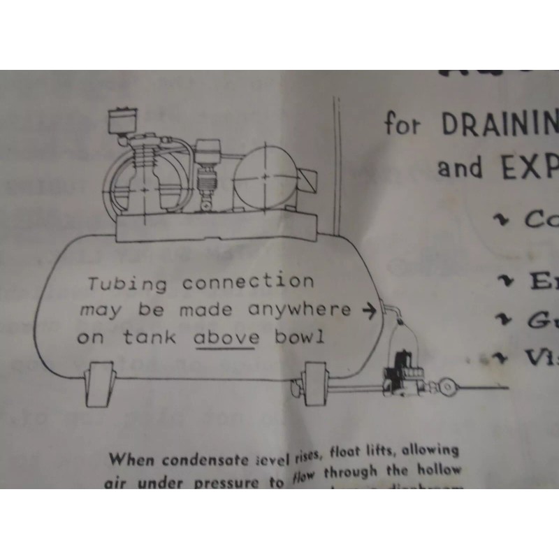 DRAINVIEW M-67-X AUTO DRAIN 67X BRAND NEW!!