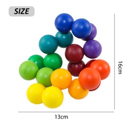 1 Piece Kids Soothing Toy, Creative Stress Relief Toy, Novel Toy, Versatile Bead Relaxation Ball, Table Toy, Suitable for Boys and Girls.Multicolor