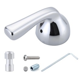 Shower Handle Replacement for Delta RP74148, Compatible with Delta Foundation Series Single Handle Tub/Shower Faucets, Single Lever Handle Repair Kit (Chrome)