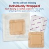 MEDca Silicone Foam Dressing w/Adhesive Border 3"x3" (Pack of 10)