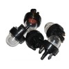 Biafiog 5 PCS Snap in Primer Bulb Black Chainsaw Parts