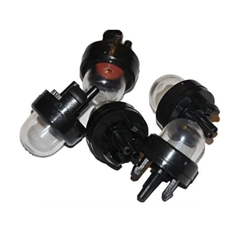 Biafiog 5 PCS Snap in Primer Bulb Black Chainsaw Parts