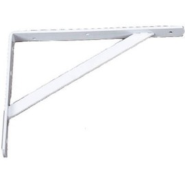 Knape & Vogt 208WH400 16" White Heavy Duty Shelf Brackets