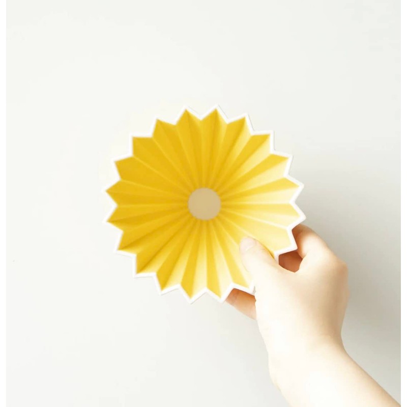 ORIGAMI Origami Dripper Yellow Small for 1-2 People with Box