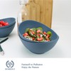 Homienly Wheat Straw Bowl Sets of 6-60oz Large Cereal Bowls,Microwave